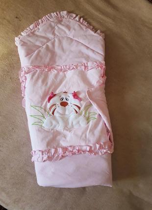 Конверт на виписку, ковдра, плед, покривало