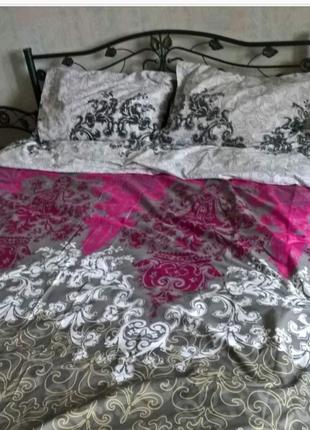 Двухспальное постельное белье из бязь голд1 фото