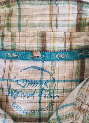 Рубашка, рубашка мужскаяweird fish, р.l(48,50)