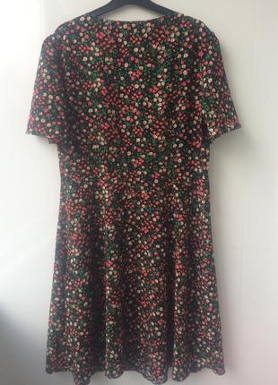 Платье в цветочный принт marks & spencer,40/l 4