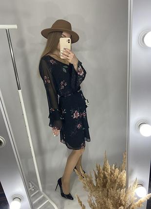 Платье в цветочный принт 4