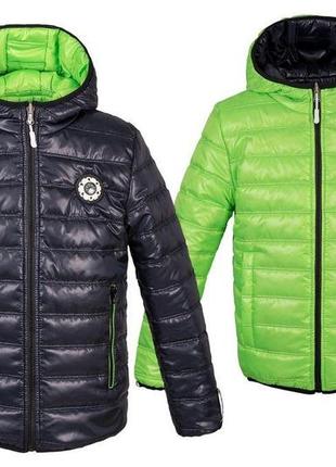 Демісезонна двостороння куртка для хлопчиків та підлітків