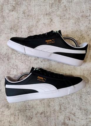 Кросівки puma court star vulc fs оригінал пума шкіряні чорні кеди