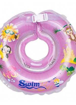 Круг для купання swimbee бузковий 300015