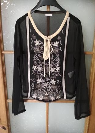 Изумительно красивая блуза с вышивкой стеклярусом от motivi, p. 12