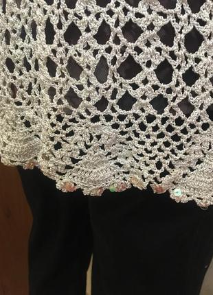 Ажурная кофта--размер 12\14 7