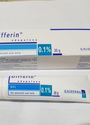 Differin gel creme дифферин adapalene адапален 0.1 оригинал 30гр.1 фото