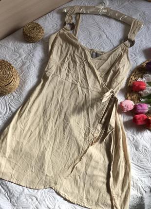 Платье льняное