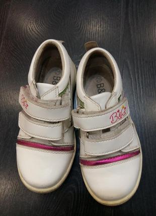 Шкіряні кросівки b&g на дівчинку 28р