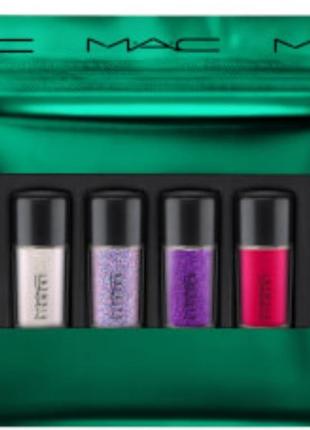 Mac cosmetics shiny pretty things mini glitter & pigment special set - pink2 фото