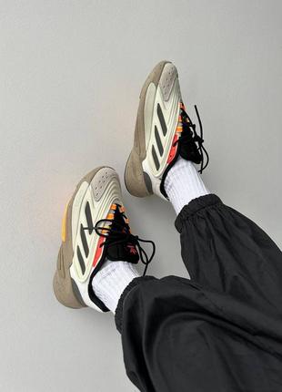 Кроссовки adidas ozelia khaki beige