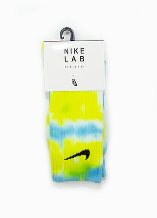 Шкарпетки nike tie-dye lab носки nike високі кастомні