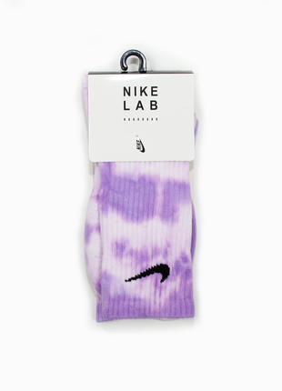 Шкарпетки nike tie-dye lab носки nike високі кастомні