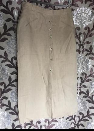 Лляна спідниця5 фото