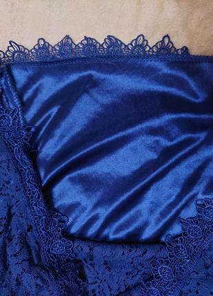 Ажурна сукня з шовковою підкладкою вечірнє гіпюрове плаття атласнеlily lin5 фото
