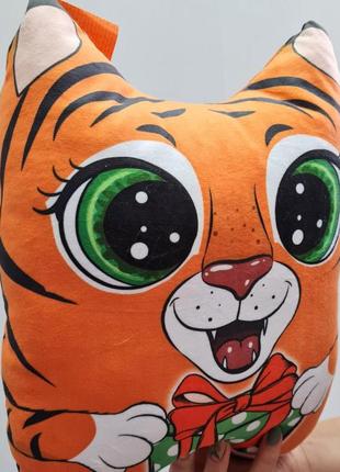 00295-981 м'яка іграшка подушка тигр вітальний тм копіця3 фото