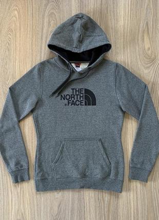 Женская теплая хлопковая кофта худи the north face