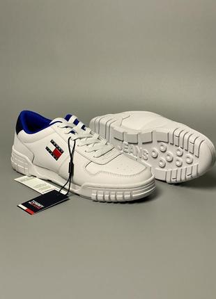 Оригинал! кроссовки tommy jeans retro leather cupsole