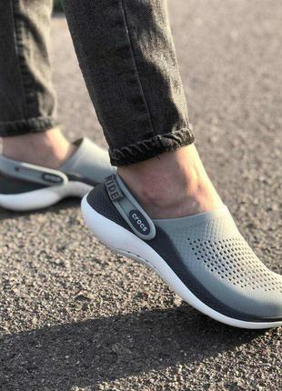 Сабо Детски crocs Bistro kids bayaband light grey 36-44  сірі крокси