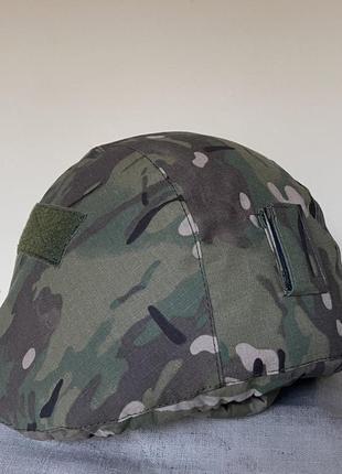 Чохол, кавер на каску мультикам, піксель, олива нгу з липучкою