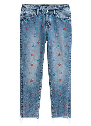Оригинальные джинсы girlfriend regular от бренда h&m 0632393002 разм. 36