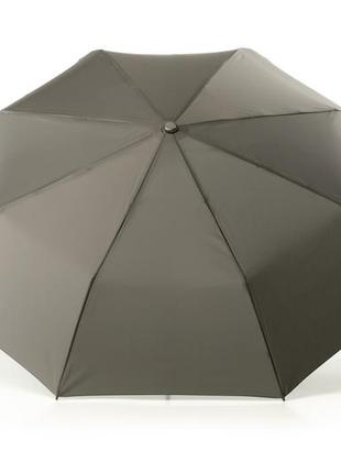 Брендовий парасолька krago повний автомат в подарунковій упаковці сірий4 фото