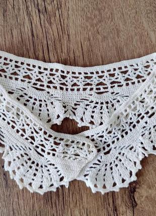 Вязаный крючком воротничок