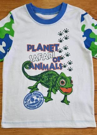 Футболка для хлопчика "хамелеон"