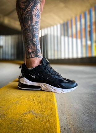 Кроссовки nike air max 270 react eng"black/white"