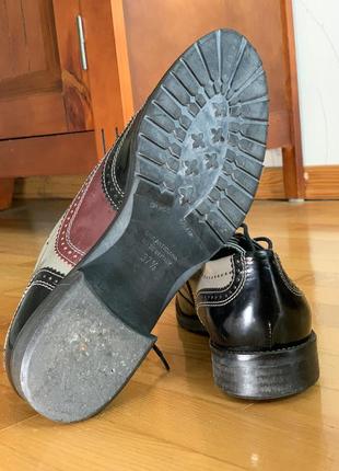 Женские кожаные туфли оксфорды3 фото