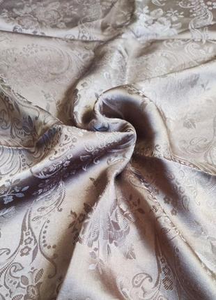 Красивый шелковый платок 100% настоящий шелк4 фото