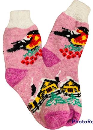 Шкарпетки вовняні жіночі3 фото