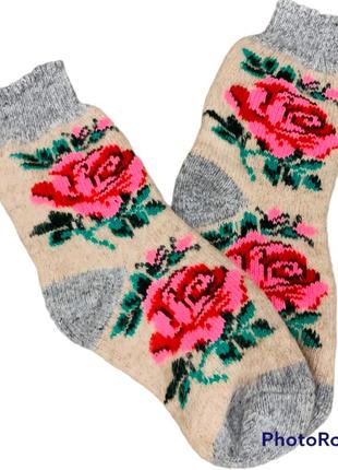 Шкарпетки вовняні жіночі7 фото