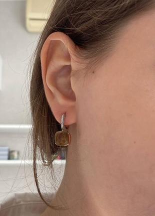 Брендовые серьги 4