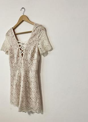 Шикарный кружевной комбинезон от new look🌿