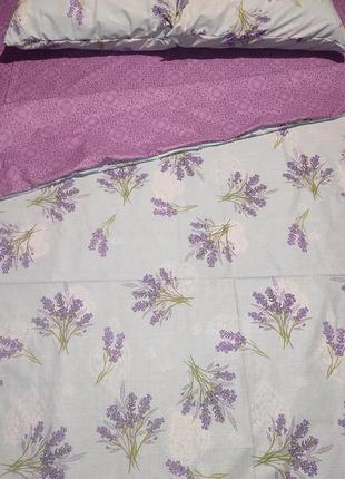 Постільні комплекти із бязі - лаванда, усі розміри, швидка відправка