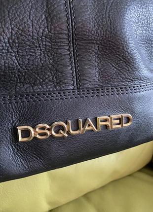 Сумка dsquared 2 оригінал шкіра натуральний чудовий стан і якість8 фото