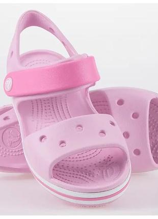 Детские босоножки crocs crocband, 100% оригинал6 фото