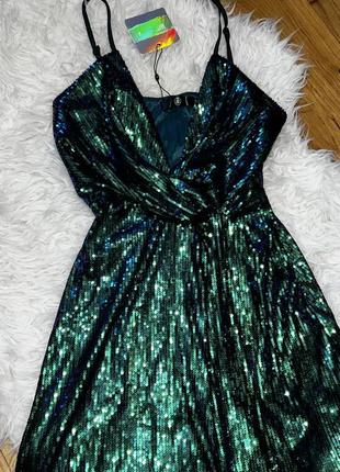 Розкішна сукня в паєтки missguided4 фото