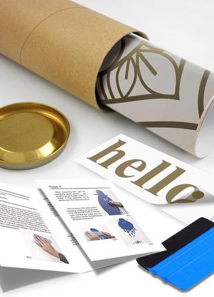 Интерьерная наклейка на стену pizza oracal черный размер 96х63см