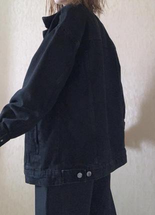 Джинсова куртка oversize5 фото
