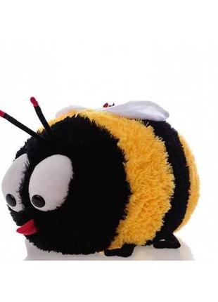 М'яка іграшка аліна бджілка 33 см чорно-жовта