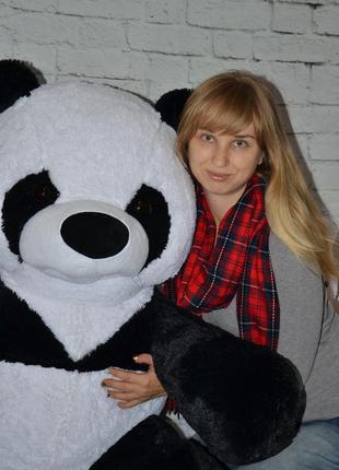 Большая плюшевая панда 135 см5 фото