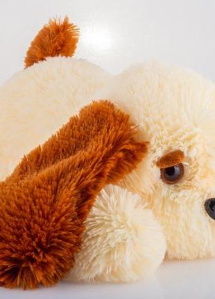 Мягкая игрушка собачка алина тузик 50 см персиковый