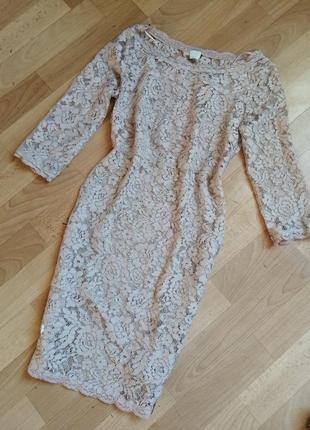 Ажурна пудрова сукня , сукня рожева ажурна міді, сукня  прозора,  туніка пляжна, р s - m