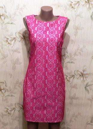 Ажурне рожеве плаття tu (туреччина) , р. 10_