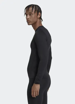 Футболка adidas techfit training long sleeve black2 фото