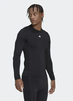 Футболка adidas techfit training long sleeve black3 фото