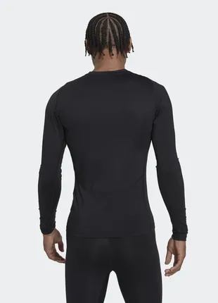 Футболка adidas techfit training long sleeve black4 фото