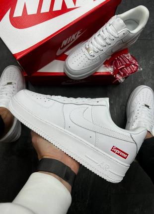 🔥чоловічі кросівки nike air force 1 supreme white